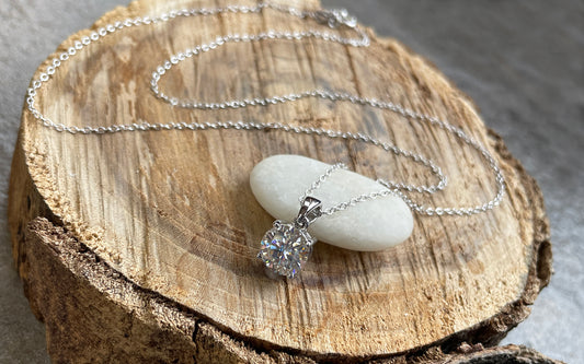 Two Carat Moissanite Necklace Giveaway