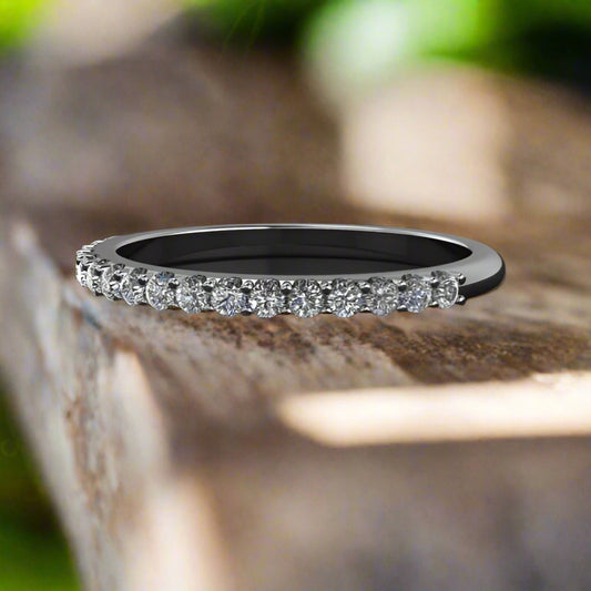 .25 total carat diamond band