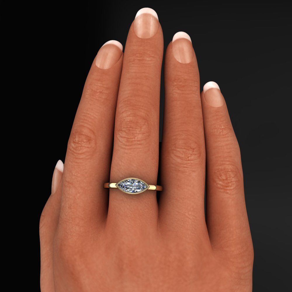 self love ring - choose your favorite shape lab grown diamond