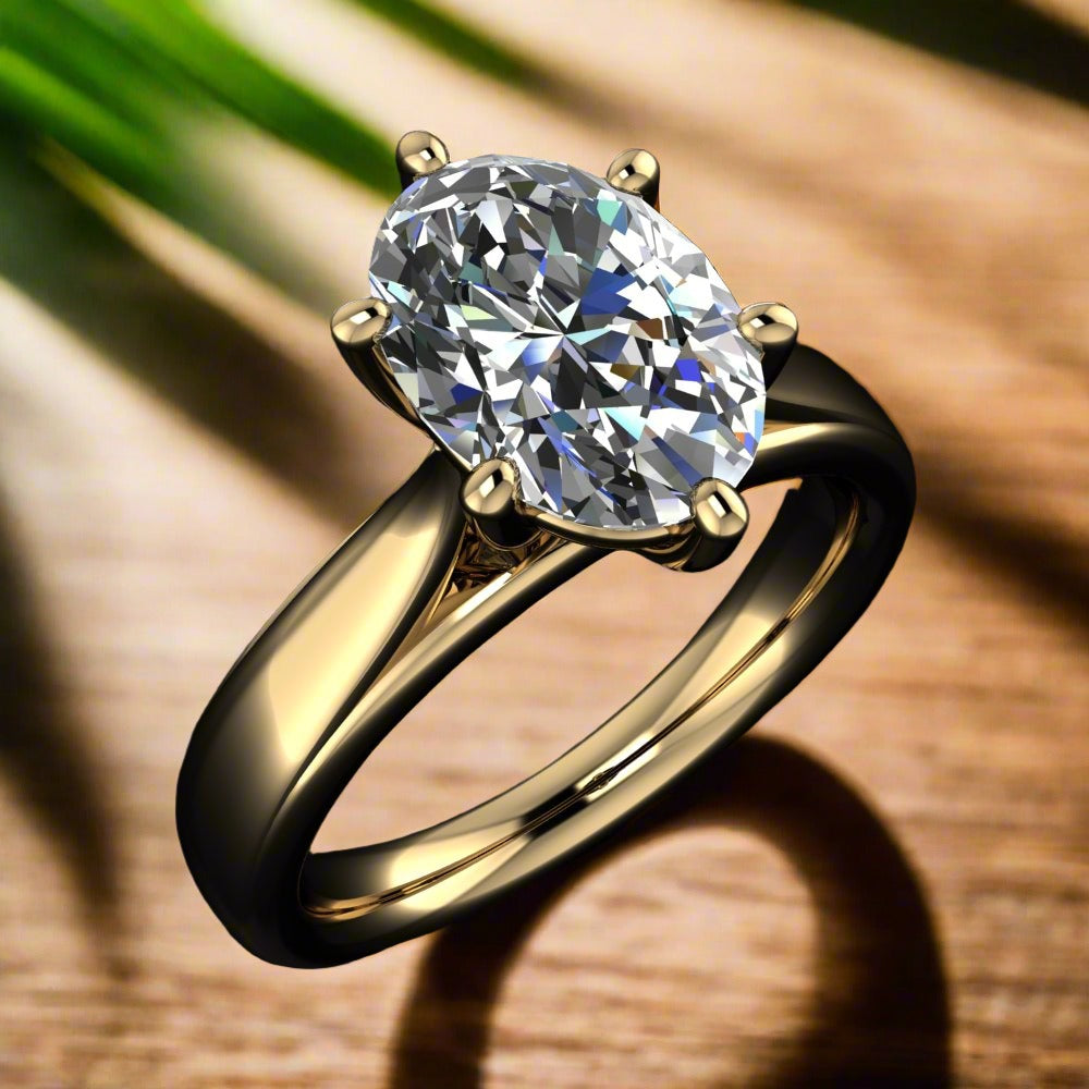 peyton ring – oval lab grown diamond engagement ring, oval