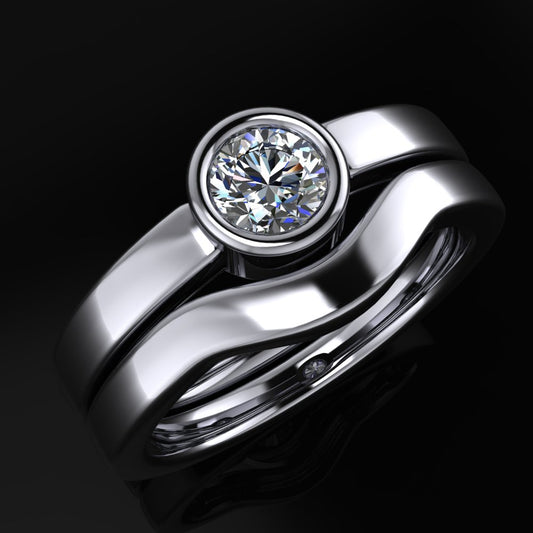 Regina Danni Ring Set - 3 Ring Wedding Set
