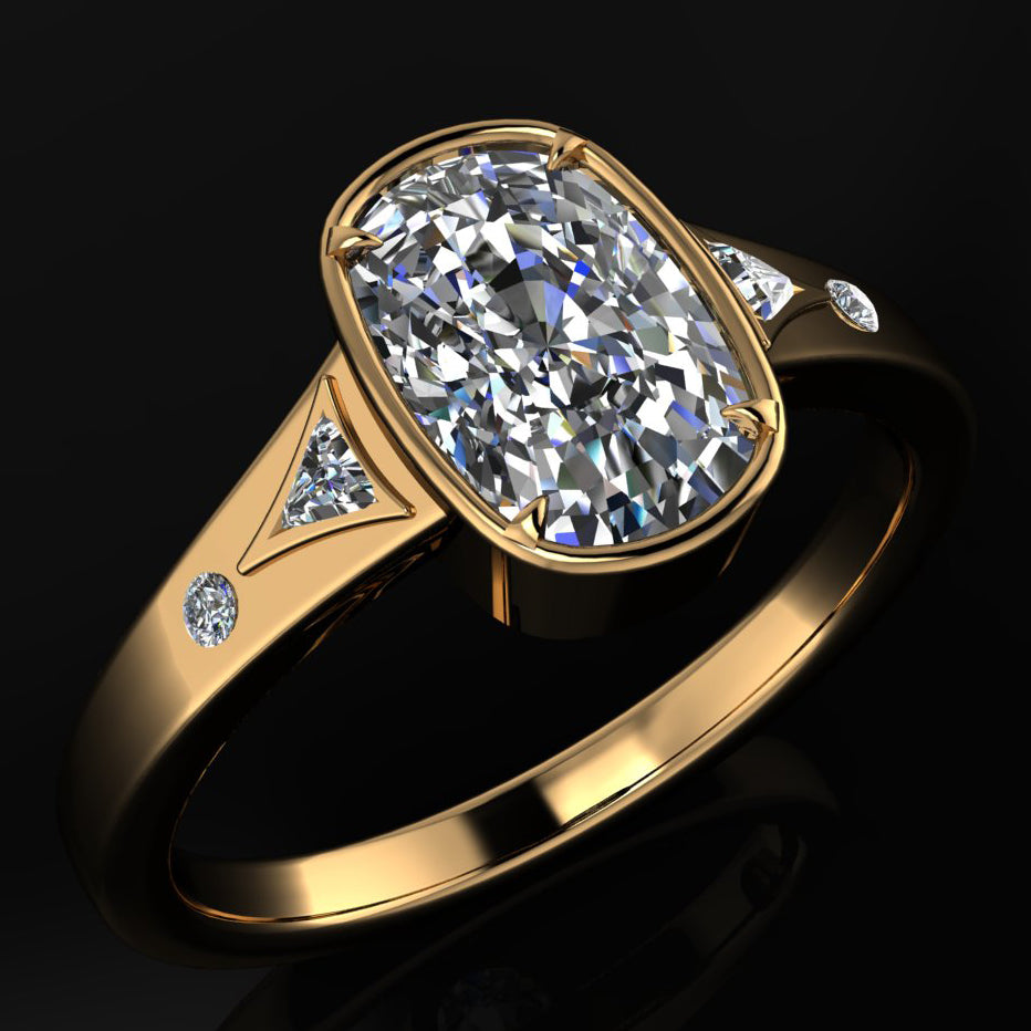 t swift ring - 1.5 carat antique cushion moissanite engagement ring, taylor swift inspired engagement ring, travis kelce ring - J Hollywood Designs