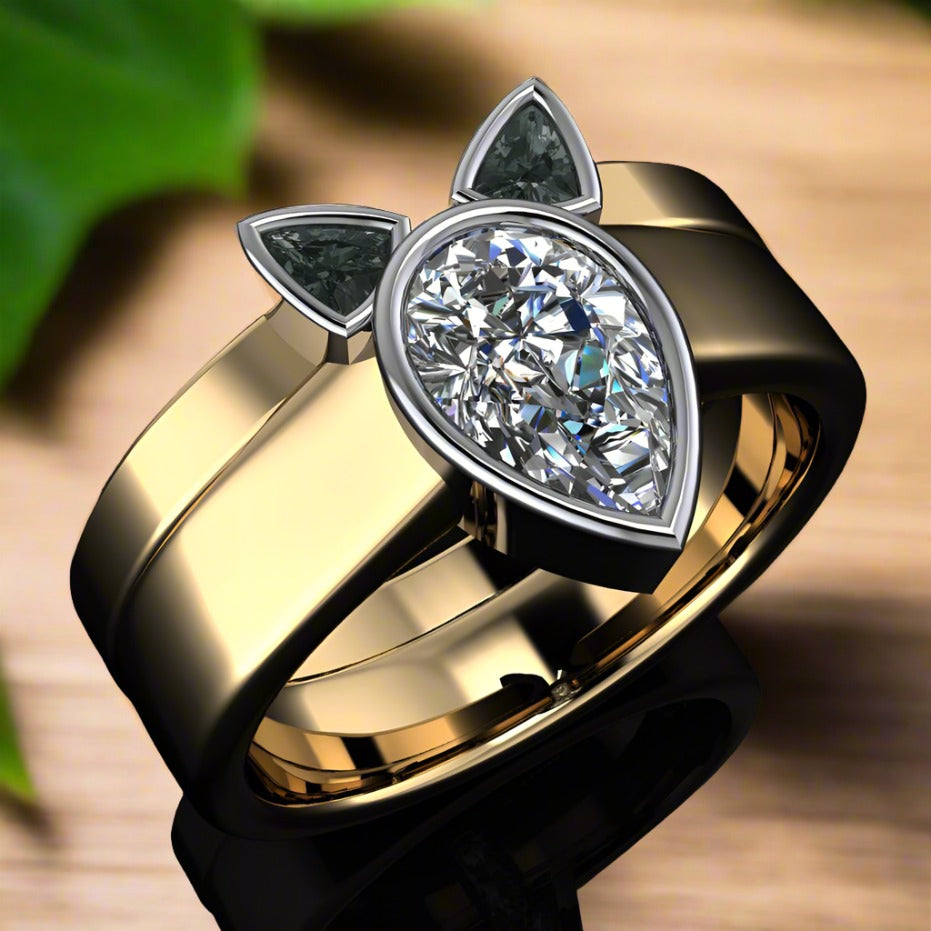 jewelry with ashes, in memorial jewelry, dog lover, cat lover - angle view