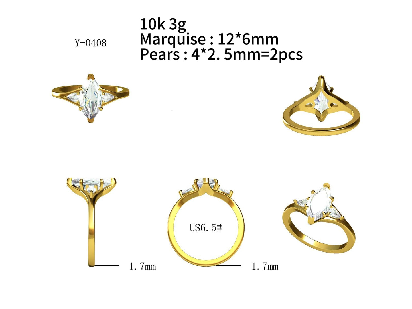 Private Listing for Zachary - zach ring - 2.5 carat marquise lab grown diamond engagement ring