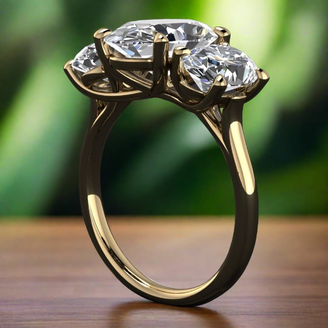 carat oval moissanite engagement ring eden ring, stone ring