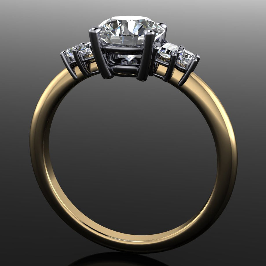 Round Gillian Ring Side View