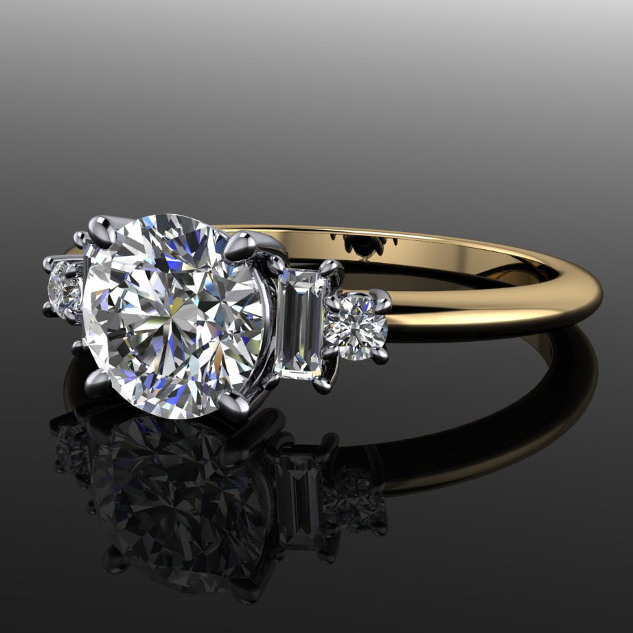 Round Gillian Ring Side View