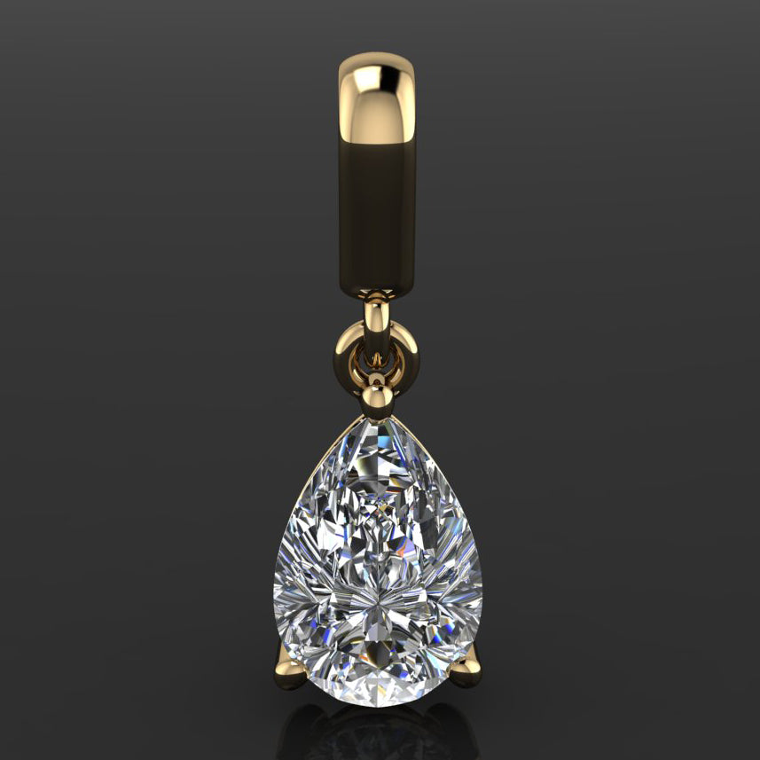 Pear shaped Shiya pendant straight