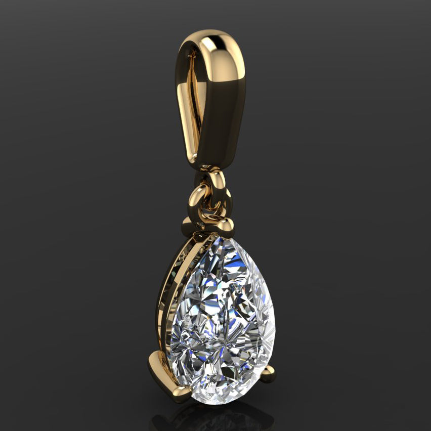 Pear shaped Shiya pendant right