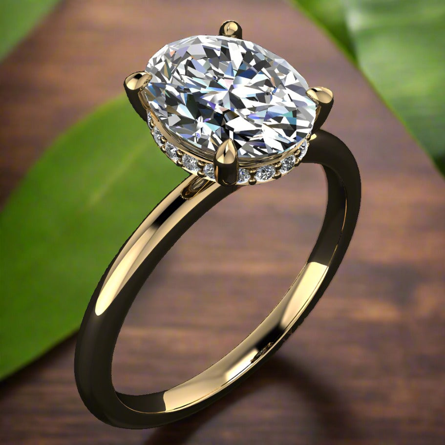 custom design example engagement ring - J Hollywood Designs