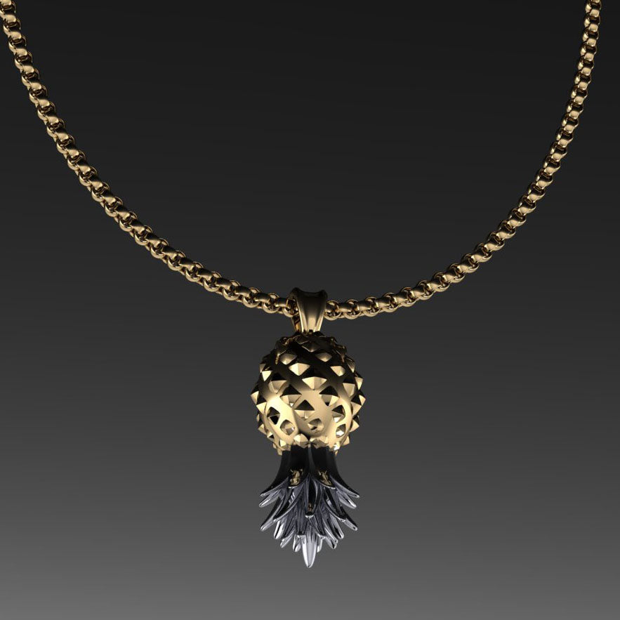 upside down pendant necklace