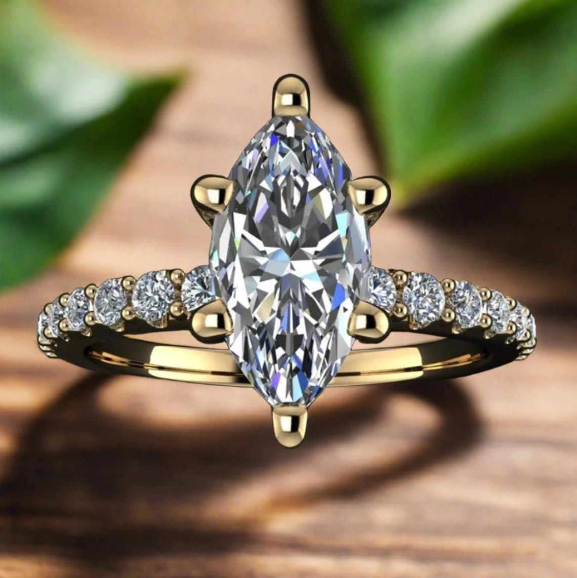 1.5 carat marquise online moissanite