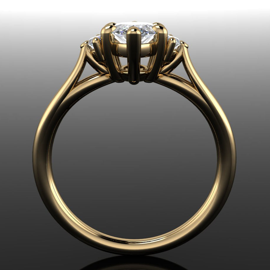 Annabelle Marquise Ring Side