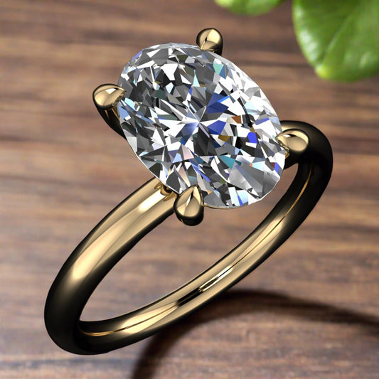 2.5 Carat Naked Shay Engagement Ring Angle