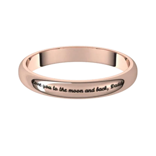 personalized ring - engraved handwriting ring - autograph collection - J Hollywood Designs