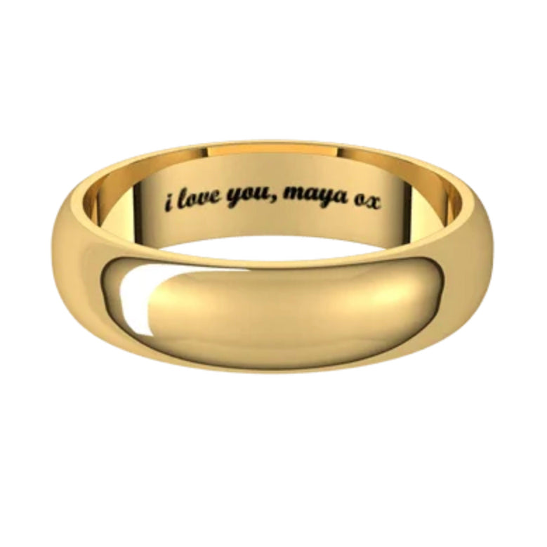 personalized ring - engraved handwriting ring - autograph collection - J Hollywood Designs