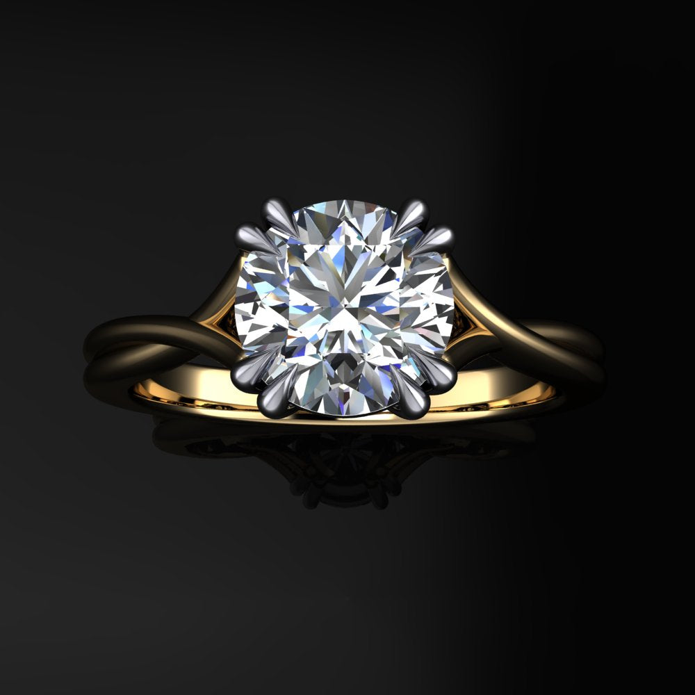 hailey engagement ring - top