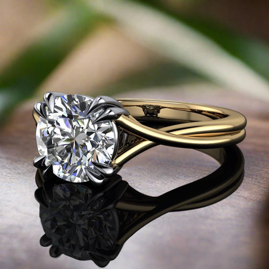 hailey engagement ring - flat