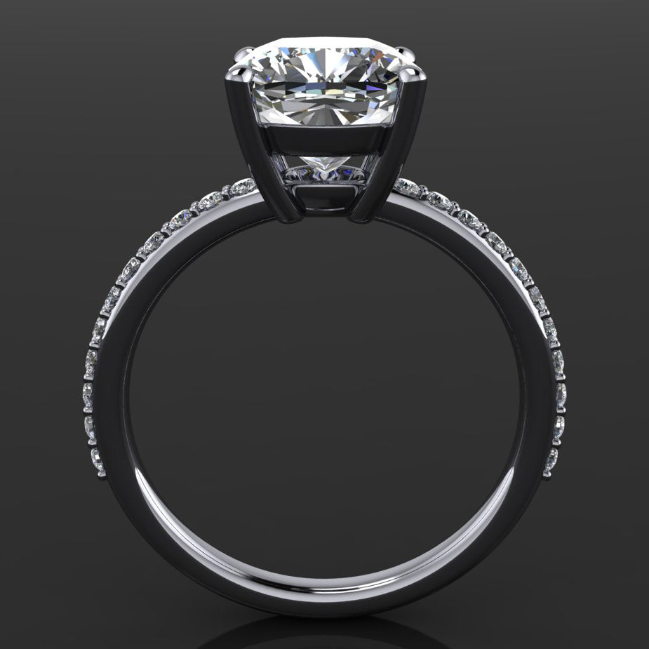 lab grown diamond eliza ring - through