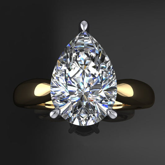 Private Listing for Christian - 3 Carat Pear Shaped Moissanite