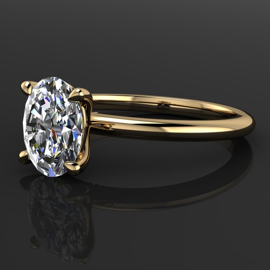 naked shay ring – 1.5 carat lab grown diamond engagement ring