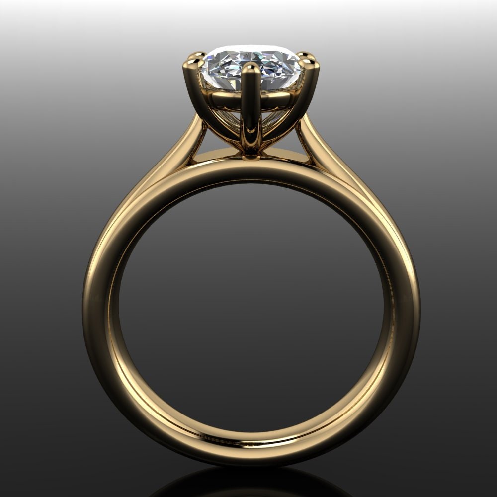 peyton ring – oval lab grown diamond engagement ring, oval engagement ring, handmade jewelry