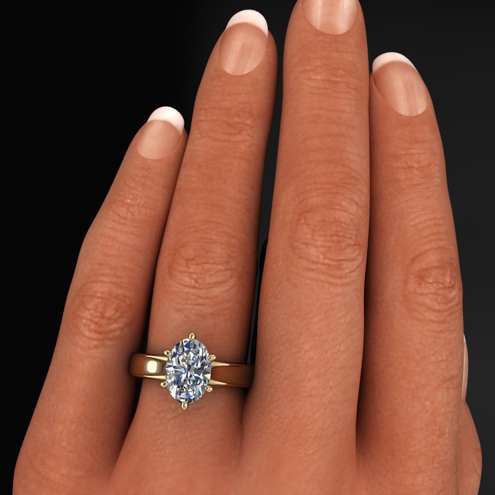 peyton ring – oval lab grown diamond engagement ring, oval engagement ring, handmade jewelry