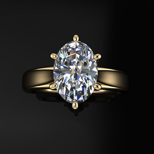 peyton ring – oval lab grown diamond engagement ring, oval engagement ring, handmade jewelry