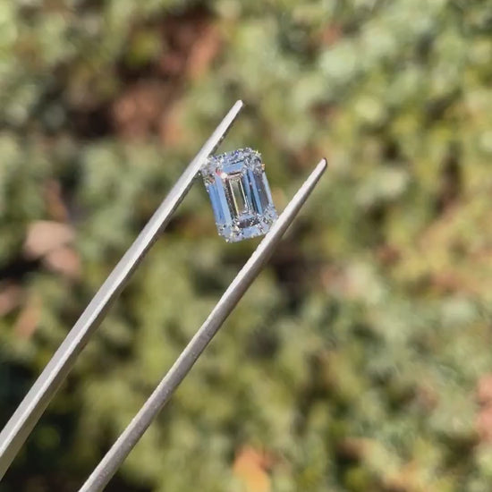 Cove Emerald Cut Lab Diamond Engagement Ring – Kite Accents, Past Present Future