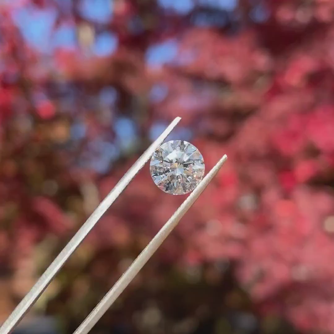 2.5 carat round diamond anniversary band, 5 stone ring, bar set stones, lab grown diamonds - olivia ring