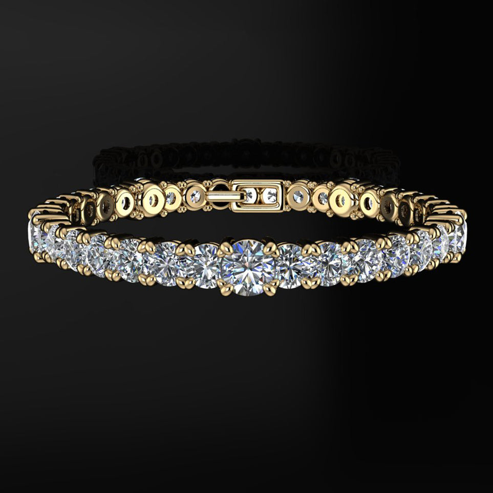 lab grown diamond bracelet