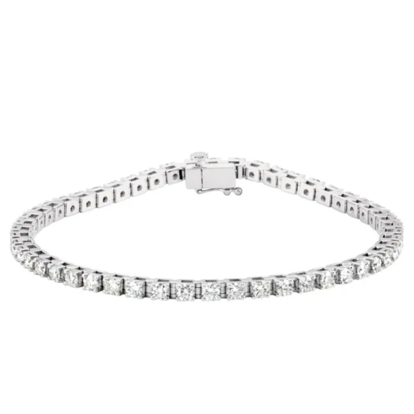 diamond tennis bracelet - 3.5 carat, genuine diamond bracelet - J Hollywood Designs