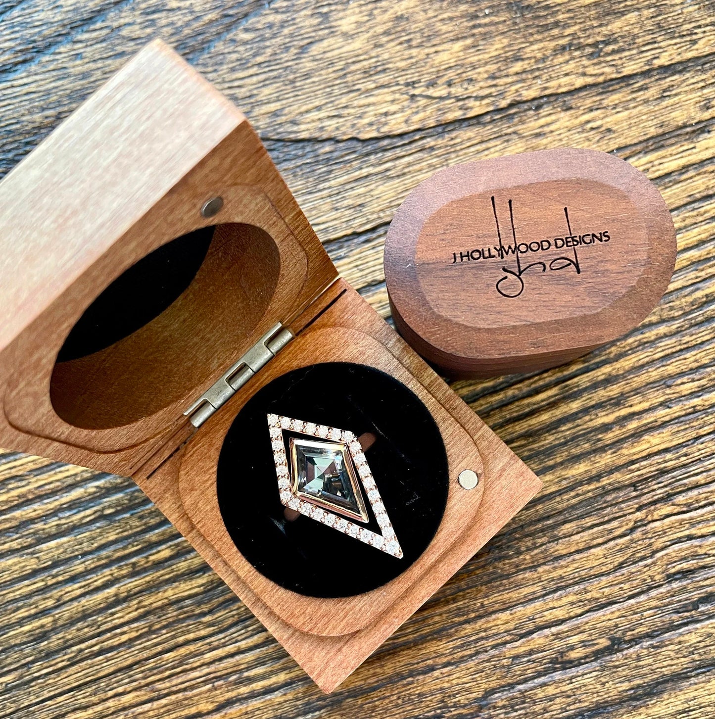 Wedding Ring Box- Engagement Ring Box- Rustic Wood - Mini Ring Bearer Box-  Rustic Wedding - Best Man Ring box — Rusticcraft Designs