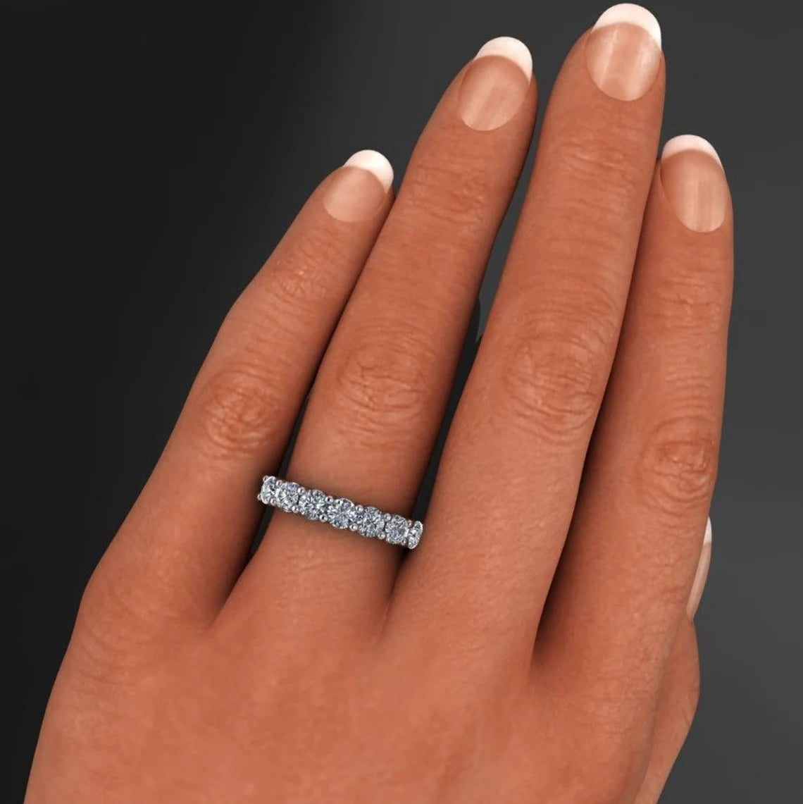 bette ring on hand model - J Hollywood Designs