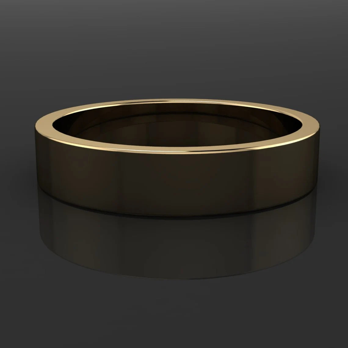 archer ring - men's plain wedding band, brushed satin finish - J Hollywood Designs