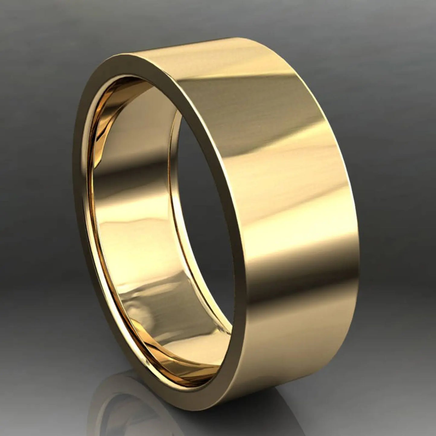 smith ring - men's wedding band, organic brushed satin finish - J Hollywood Designs