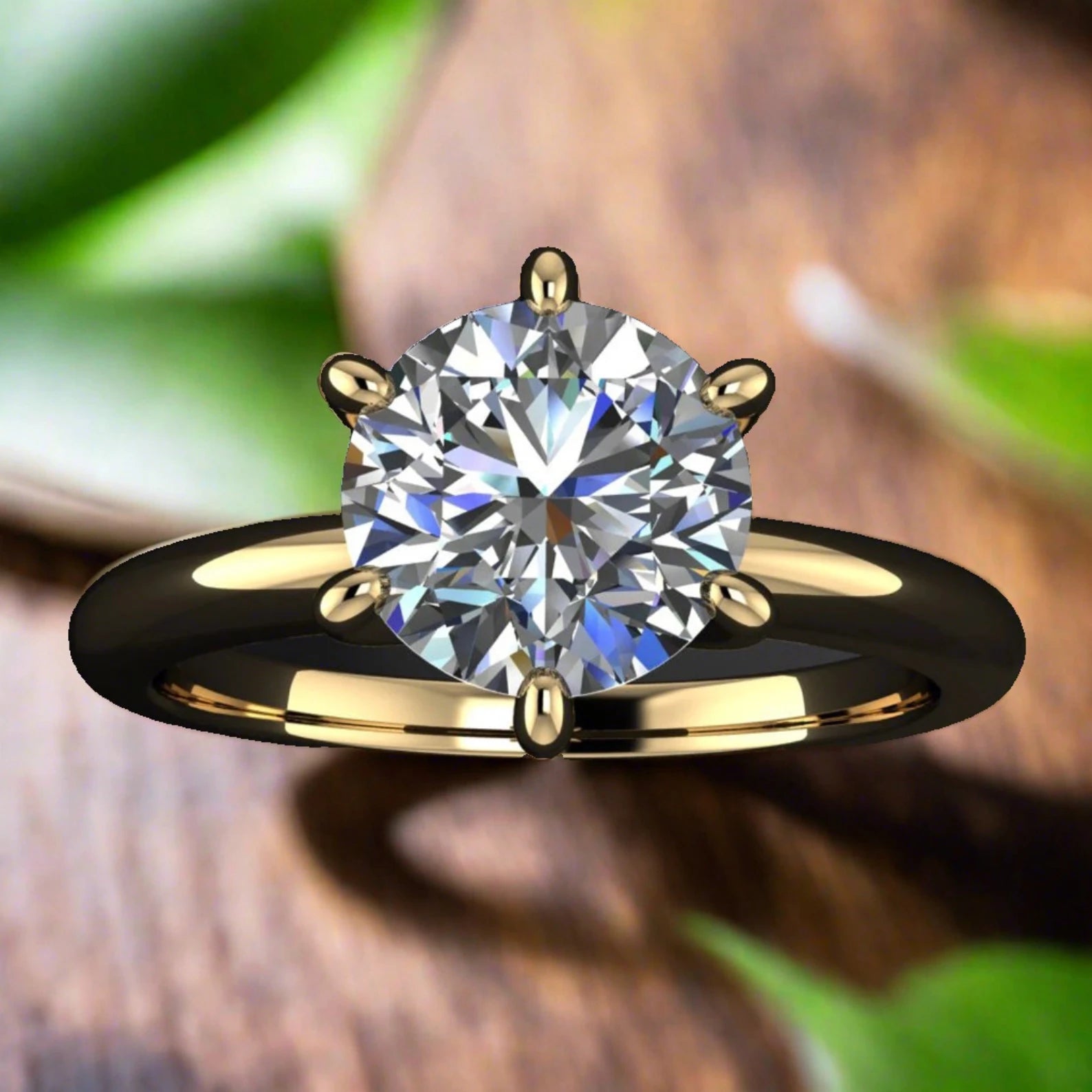 brynn ring - promise ring, engagement ring, moissanite, cubic zirconia - J Hollywood Designs