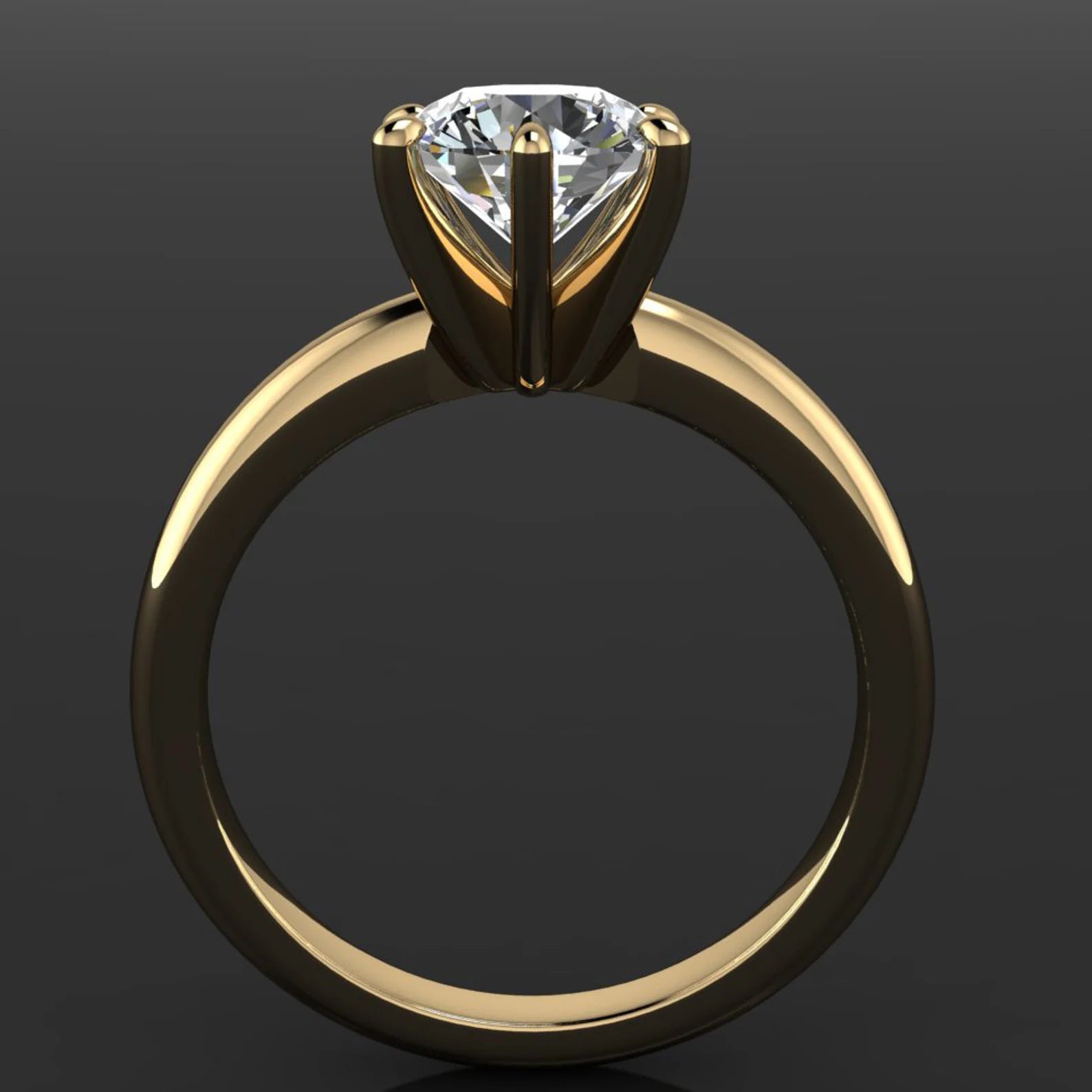 brynn ring - promise ring, engagement ring, moissanite, cubic zirconia - J Hollywood Designs