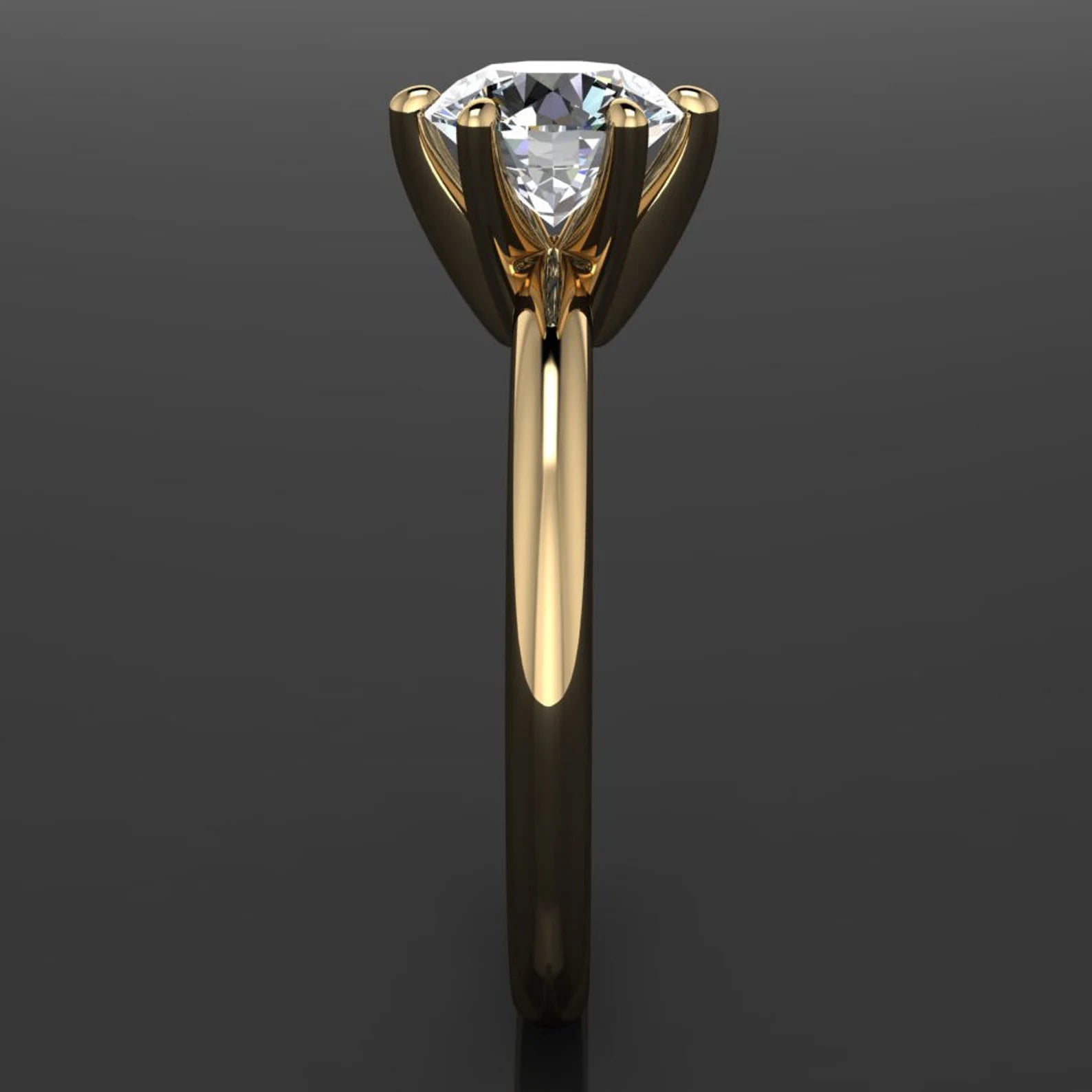 brynn ring - promise ring, engagement ring, moissanite, cubic zirconia - J Hollywood Designs